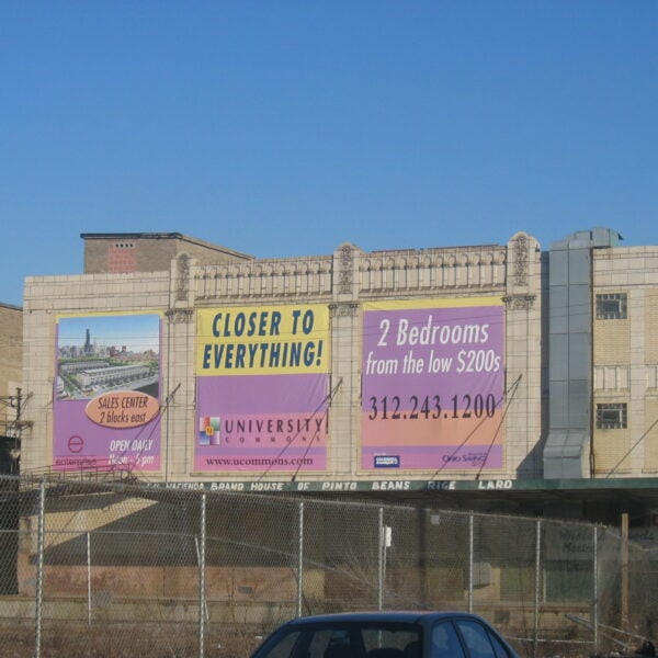 Banners in the mall