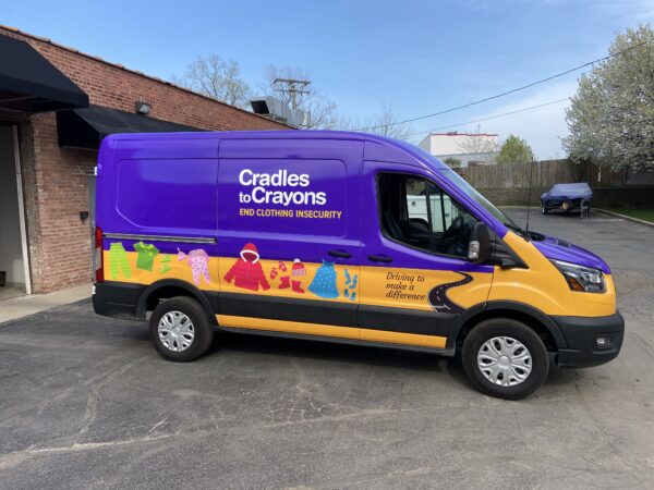 Cradles to crayons car